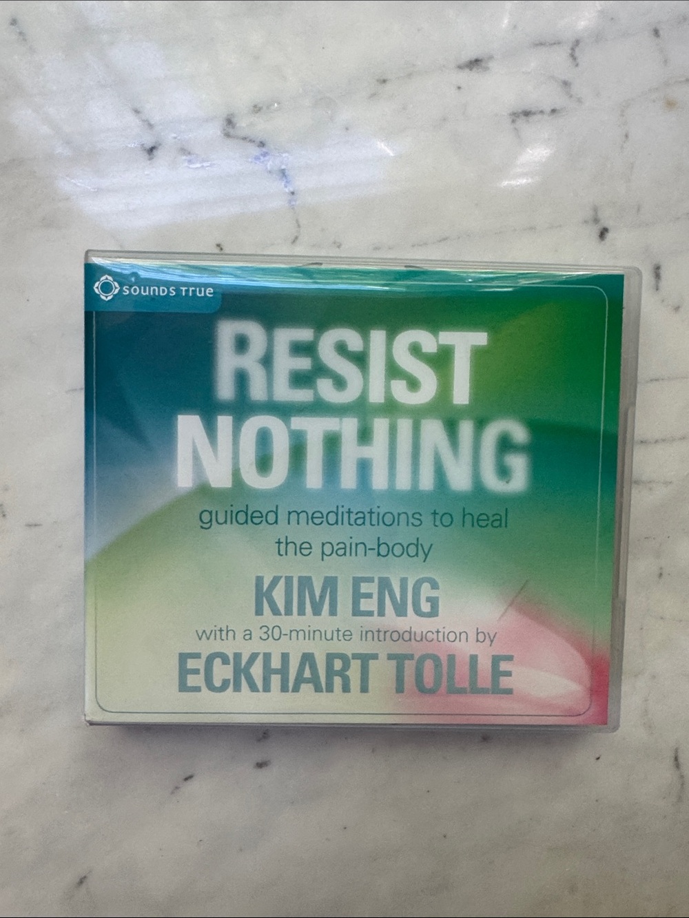 Eckhart Tolle & Kim Eng - No Judgment, No Resistance Audio CD Set (Blue/Teal)